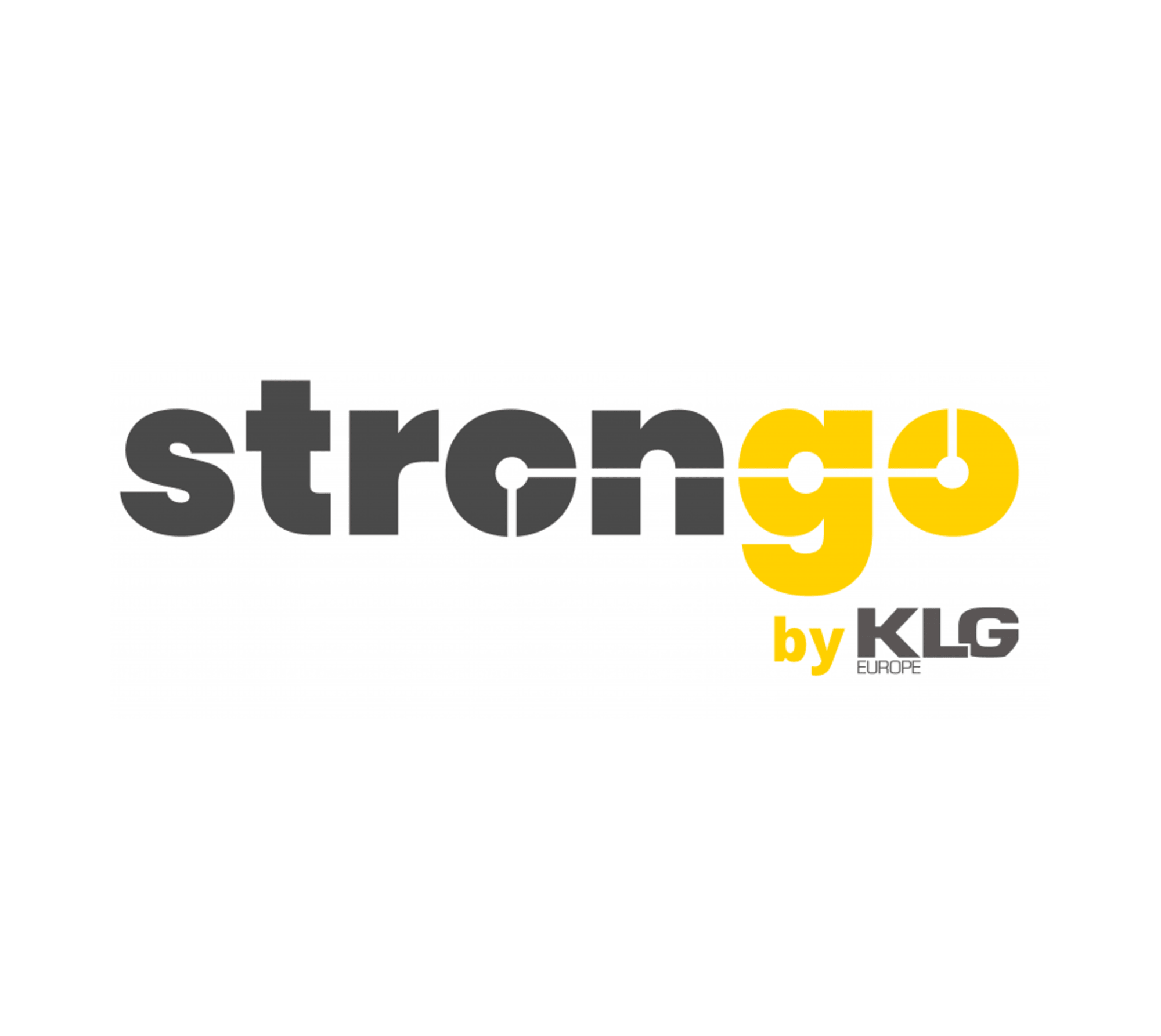 Strongo by KLG logo geel
